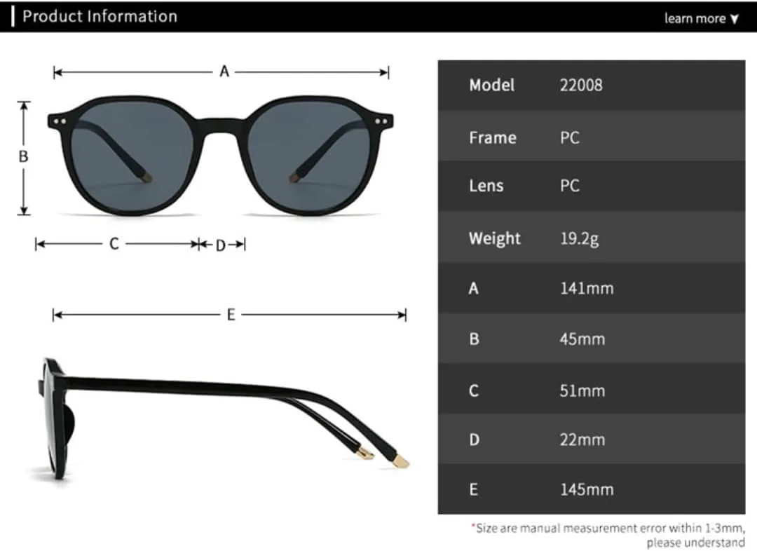 

Солнцезащитные очки с защитой от УФ-излучения UV400 | Большая круглая оправа | Линзы конфетных цветов для занятий спортом на открытом воздухе и вождения DSVIGF, Zise