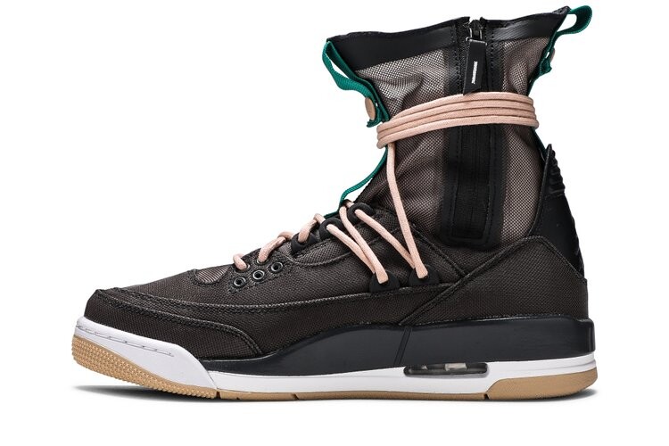 Кроссовки Air Jordan Wmns Air Jordan 3 RTR Explorer Lite XX 'Anthracite Green', черный — фото 3