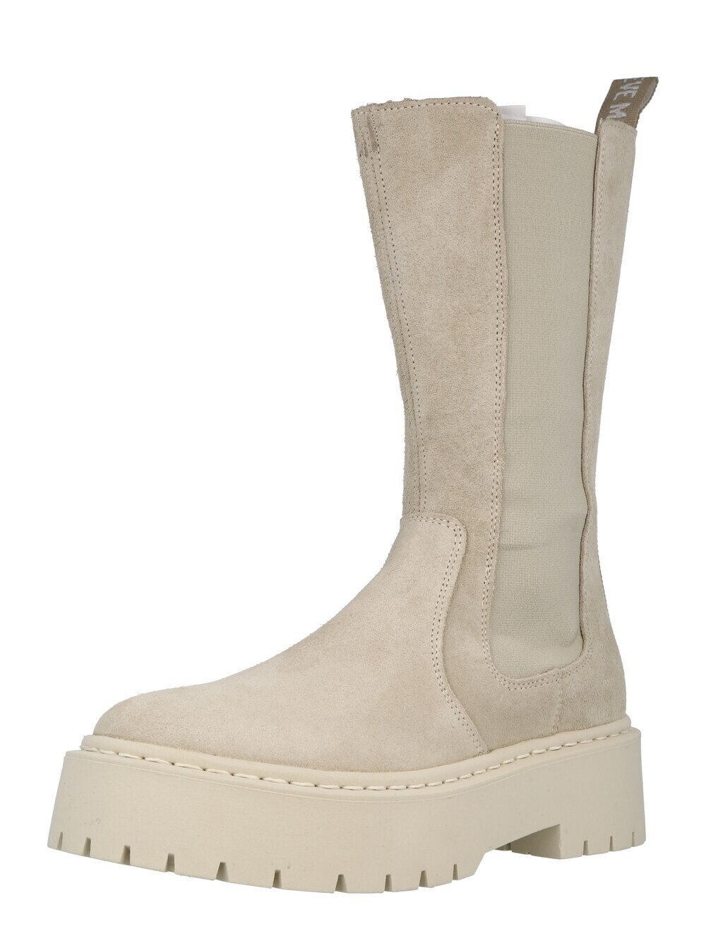 Ботинки женские челси Steve Madden VIVIANNE высокие на платформе, бежевый