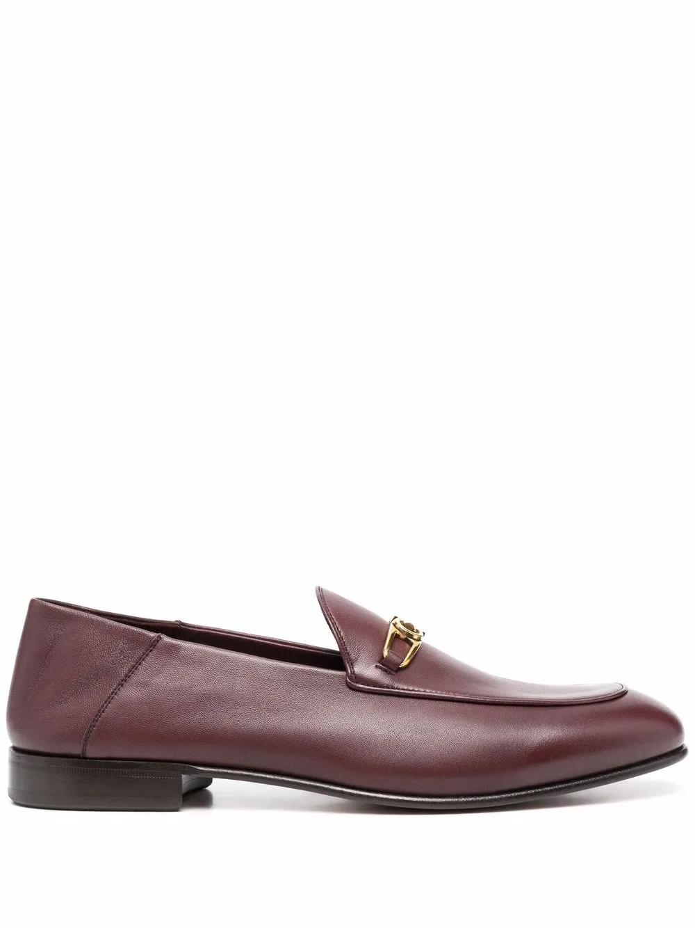 

Лоферы Melbourne с пряжкой Gancini Ferragamo, красный