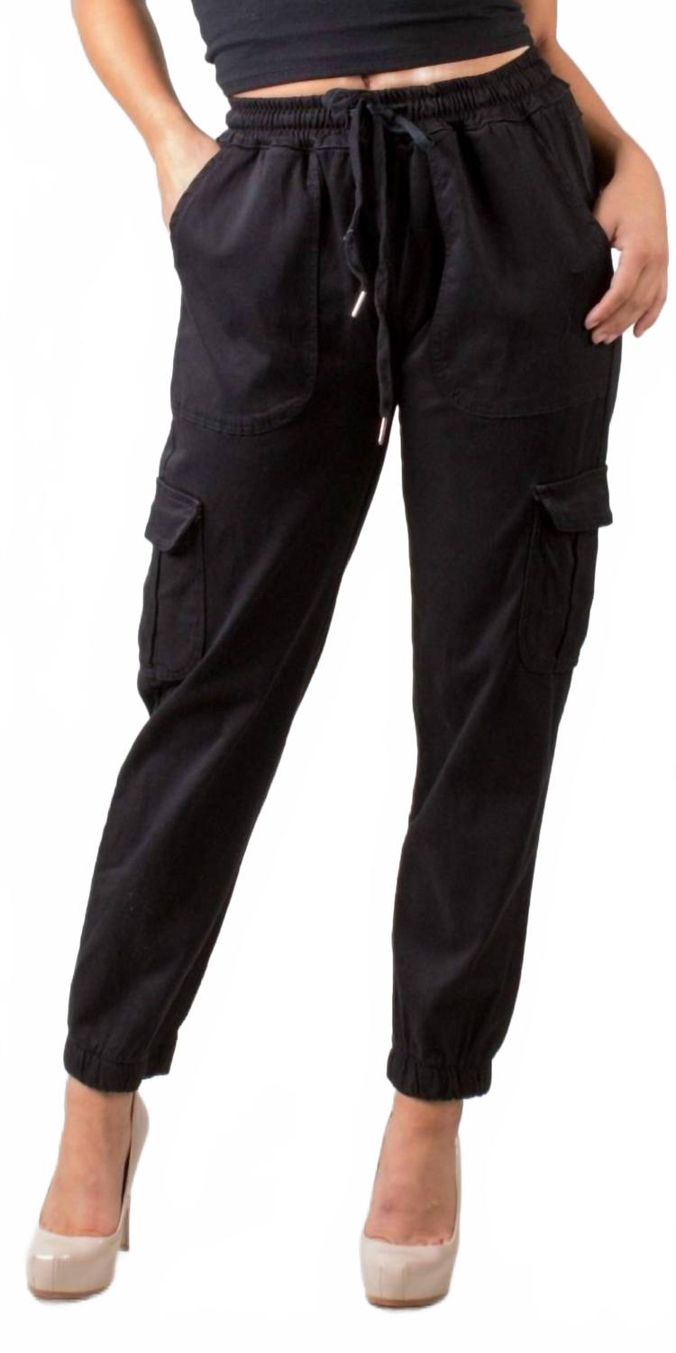 

Черные карго джоггеры GIGI MODA
