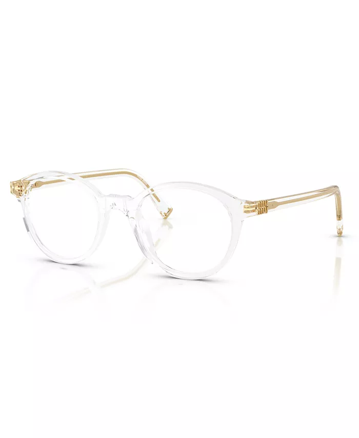 

Женские круглые очки, MU 02WVF MIU MIU, белый