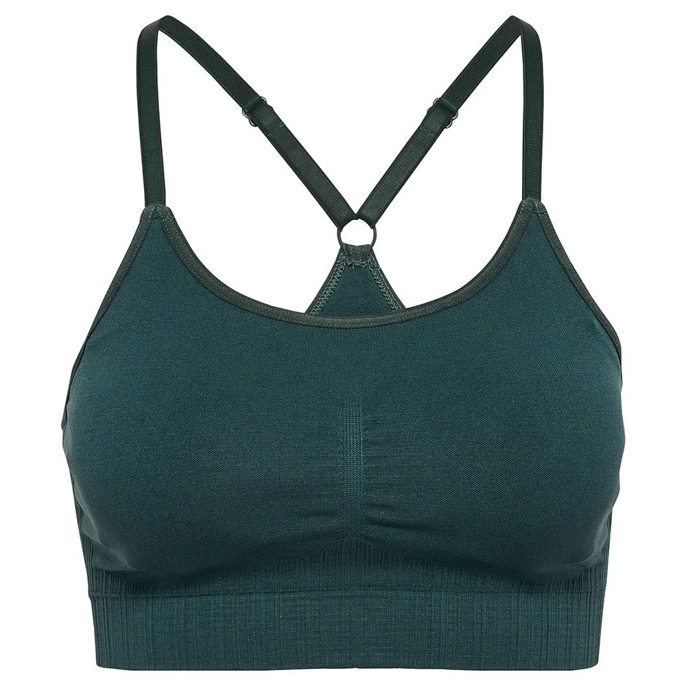 

Спортивный топ Hummel Define Padded seamless, зеленый