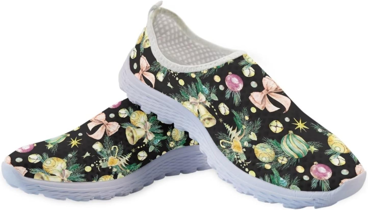 

Кроссовки Belidome с животным принтом на шнуровке для взрослых женщин и мужчин, легкие, дышащие и удобные, Ugly Christmas Trees