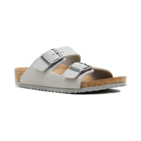 

Кожаные тапочки «Аризона» Birkenstock, серый