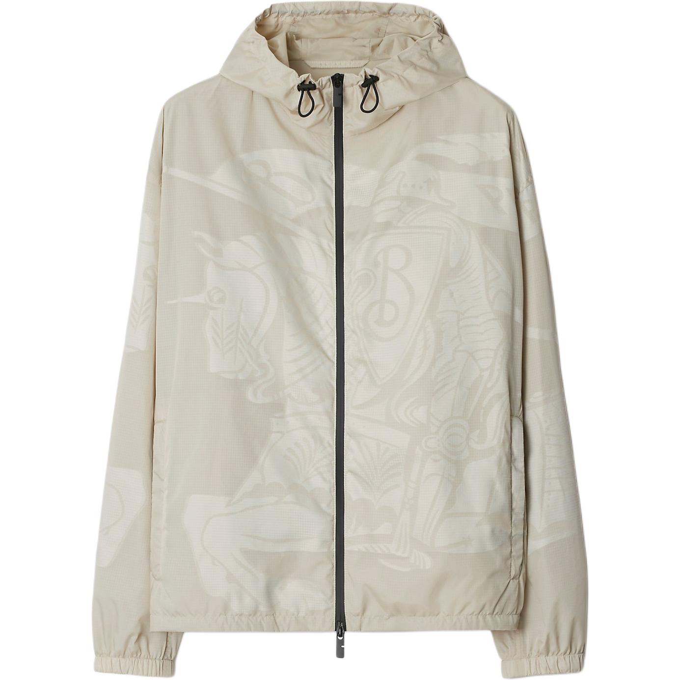 Толстовка Burberry Zip Up Hoodie, бежевый — фото 2