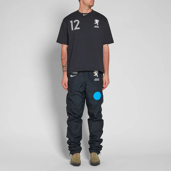 Повседневные брюки x спортивные брюки с принтом athleisure casual sports длинные брюки Nike, черный — фото 2