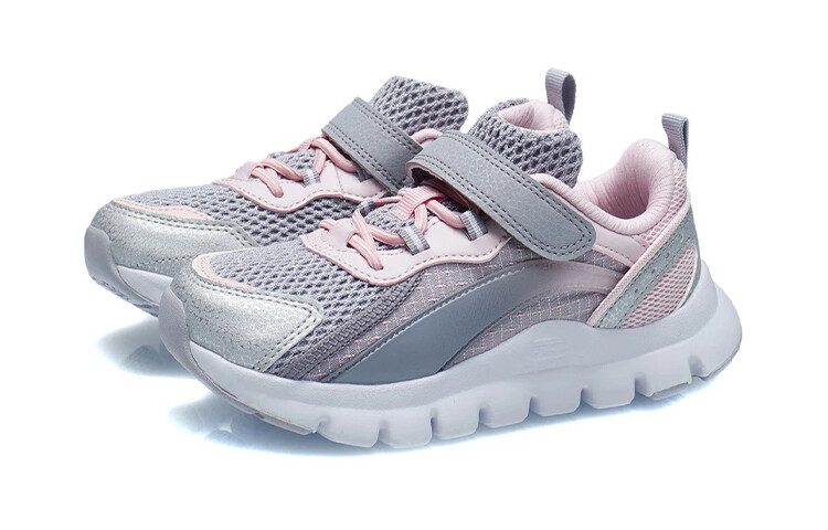 Кроссовки LINING YOUNG Kids Lifestyle Shoes PS Low-top Cloudy Grayish Purple/pale Pink — фото 3