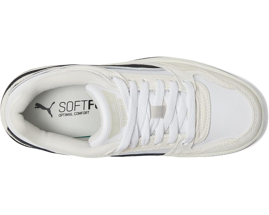 Кроссовки PUMA Kids Rebound Retro, цвет Puma White/Puma Black/Warm White — фото 2