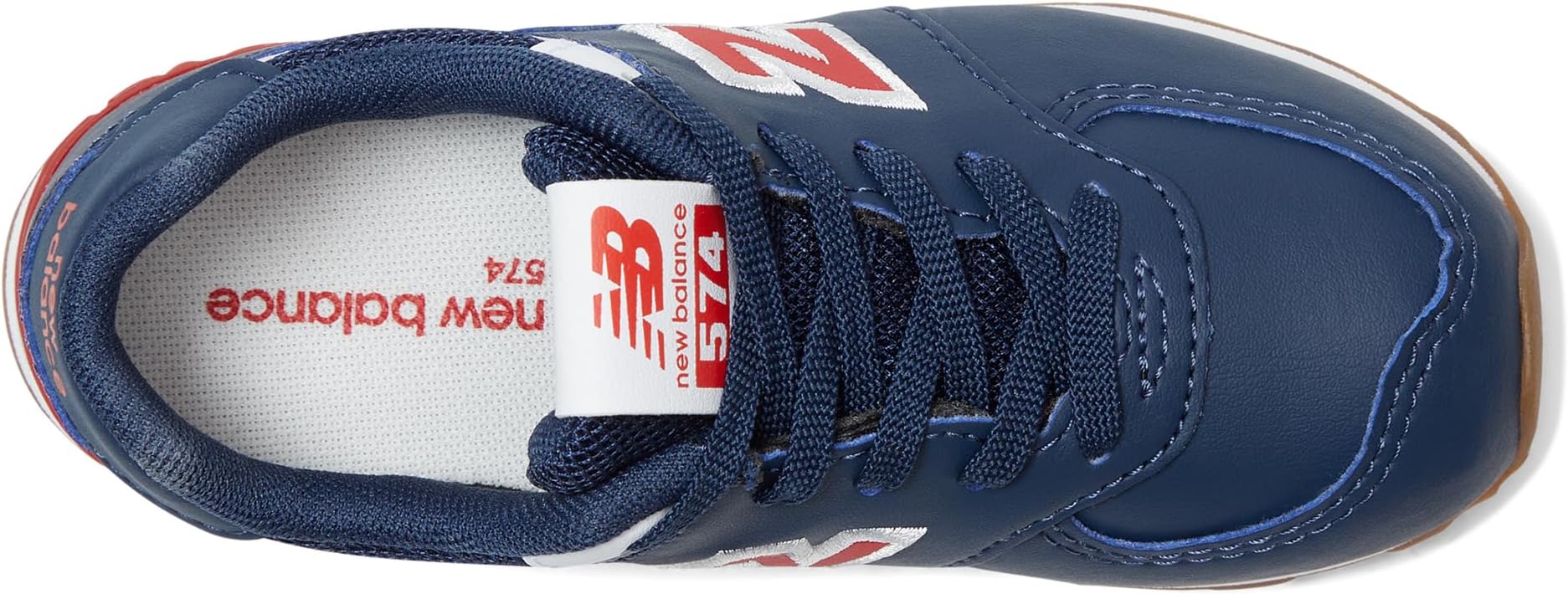 

Кроссовки New Balance Kids 574, цвет NB Navy/Team Red