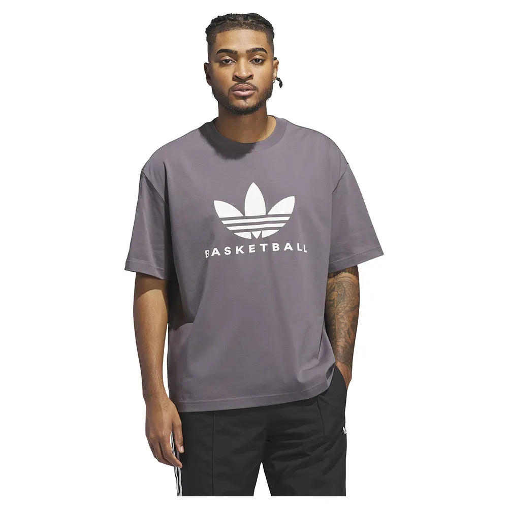 

Футболка с коротким рукавом adidas Originals Originals Basketball Courtside, серый