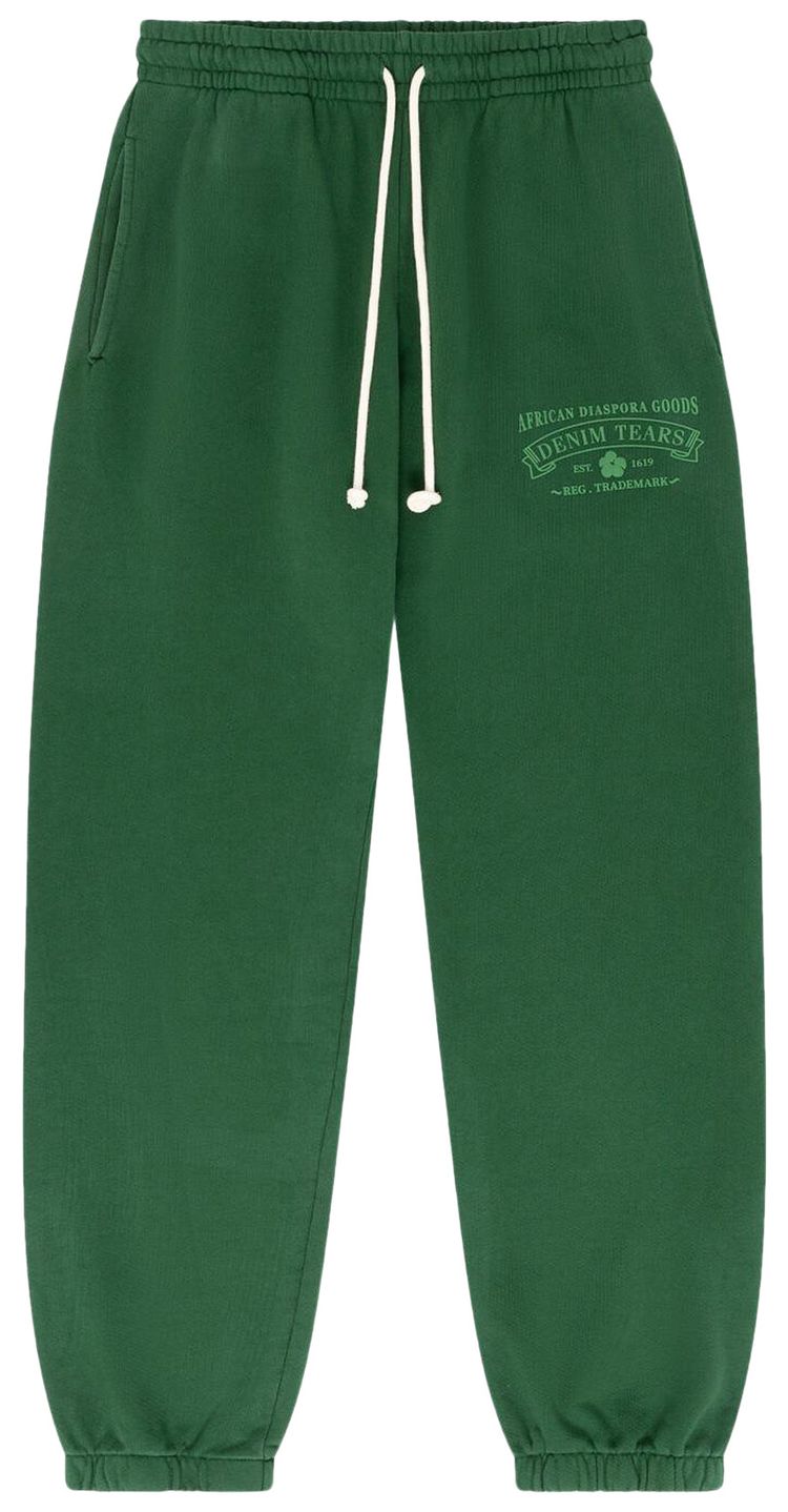 

Спортивные штаны Denim Tears ADG Sweatpants 'Green', зеленый