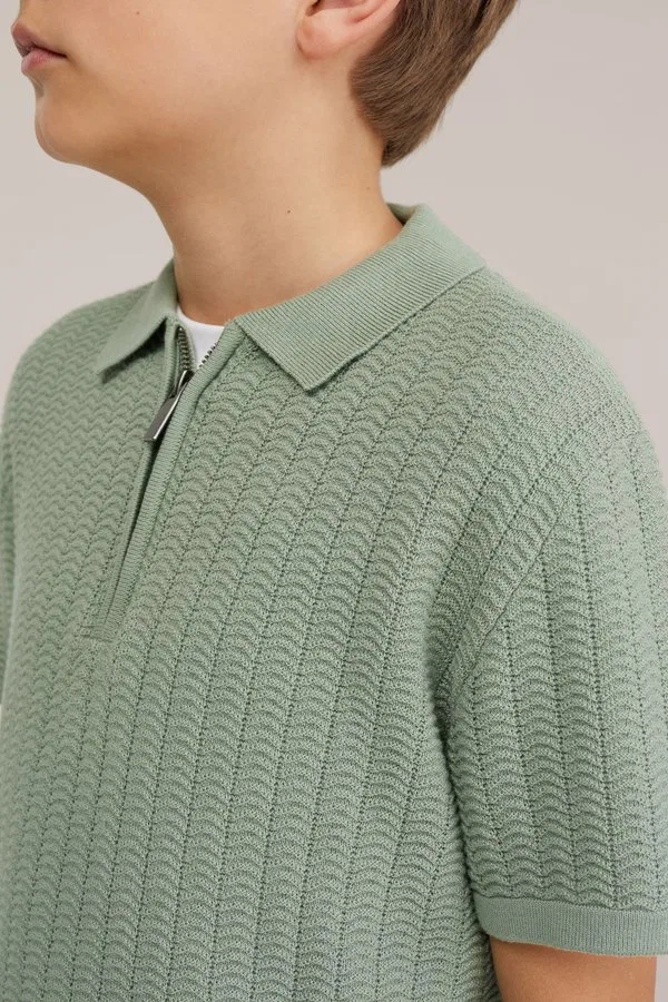Рубашка поло We Fashion, Light Green — фото 3