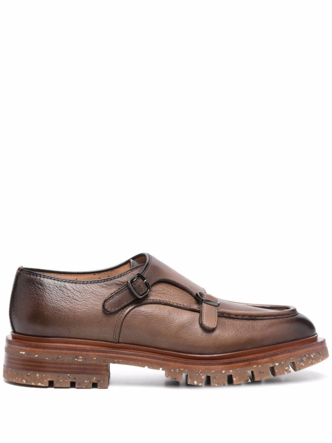 

Туфли с пряжками Santoni, коричневый