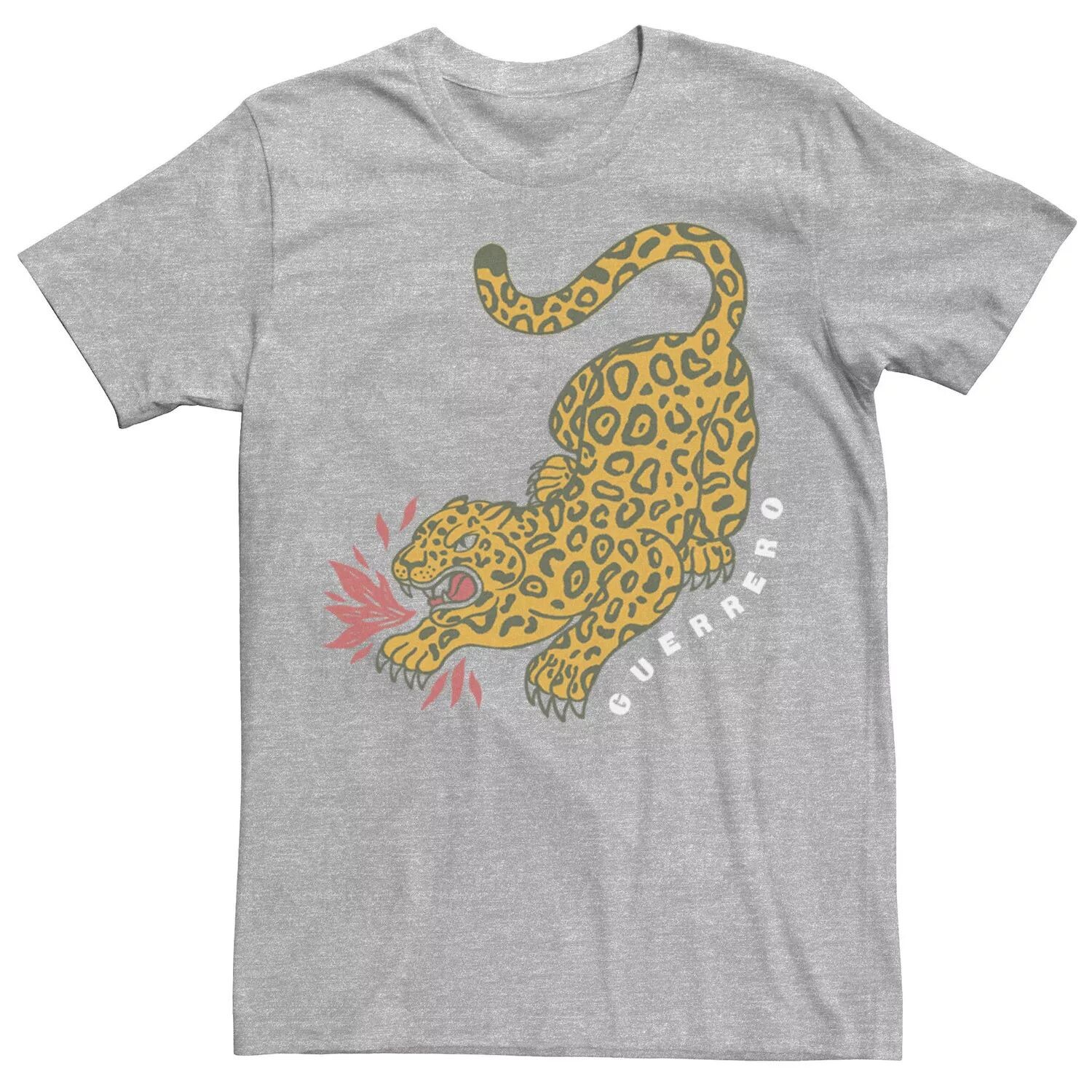 

Мужская футболка с эскизом в стиле татуировки Gonzales Guerrero Jaguar Licensed Character