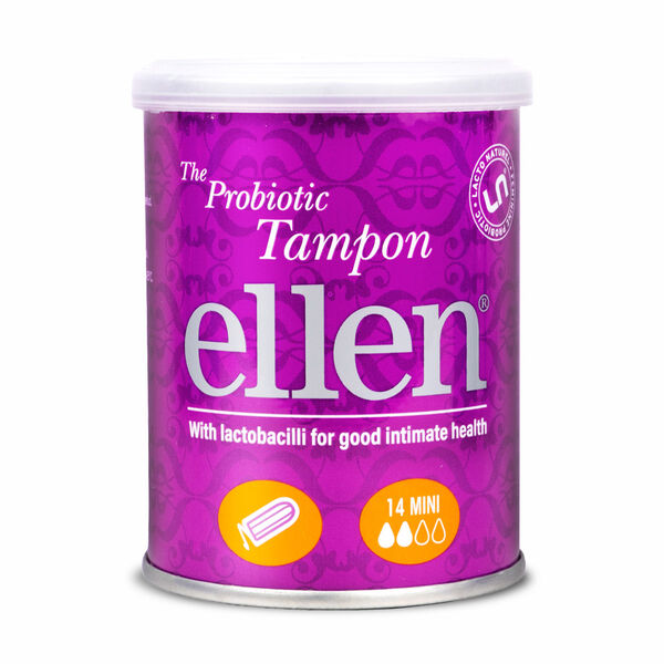 

Мини-тампоны с пробиотиками, 14 шт./1 упаковка. Ellen