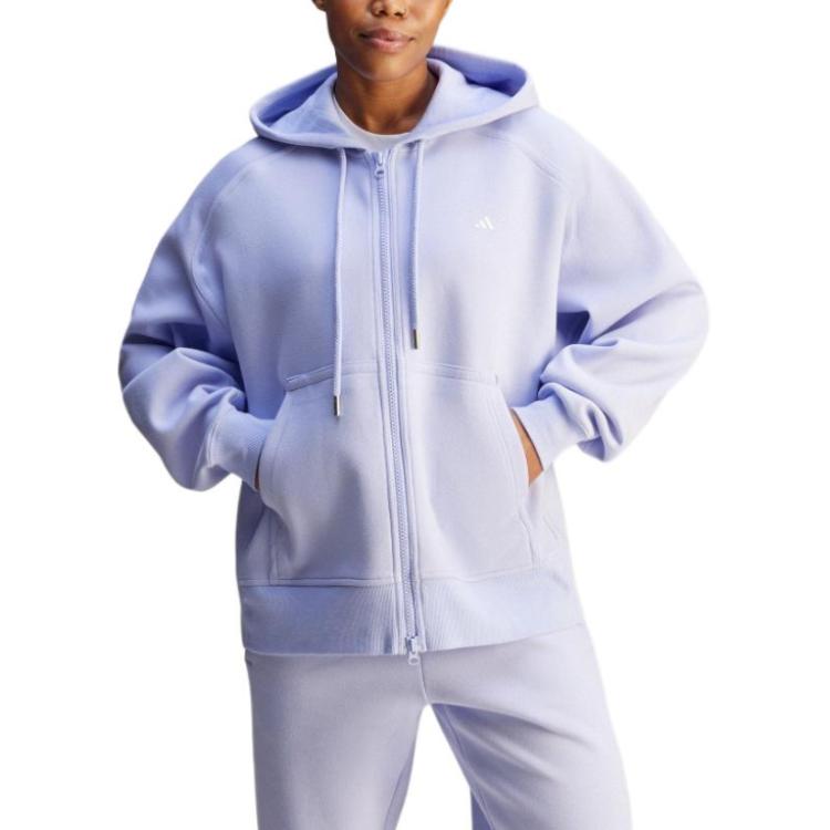 Adidas Куртка Stella McCartney женская светло-фиолетовая, Light Purple — фото 3