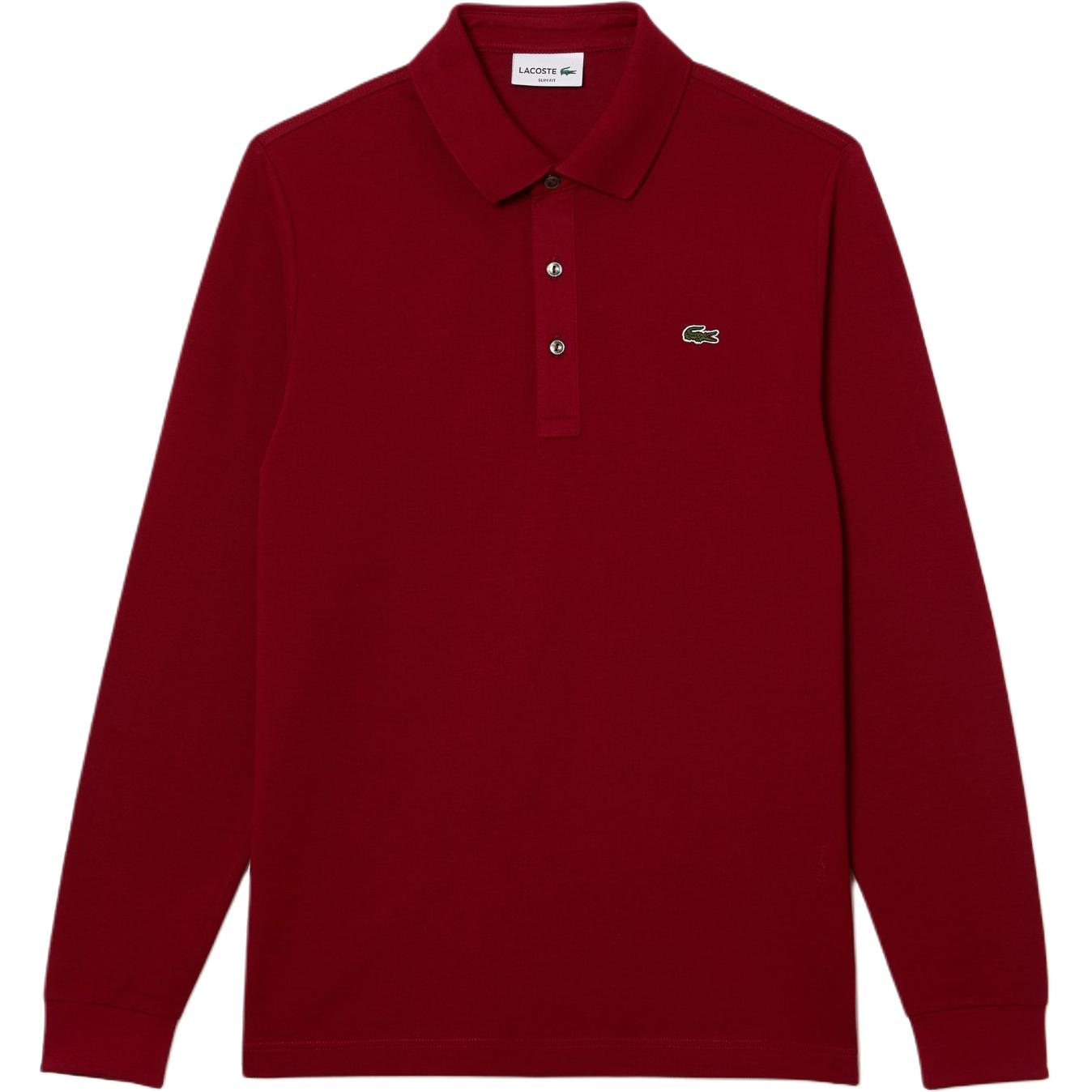 

Поло с логотипом LACOSTE, бордовый, Красный, Поло с логотипом LACOSTE, бордовый
