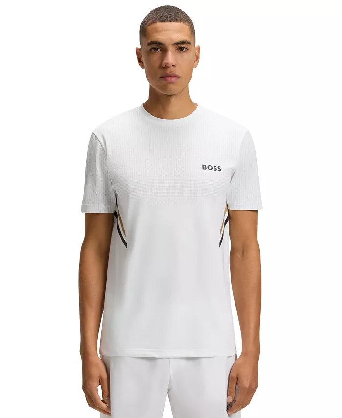 

Мужская футболка Active Moisture Management Slim-Fit Hugo Boss, белый