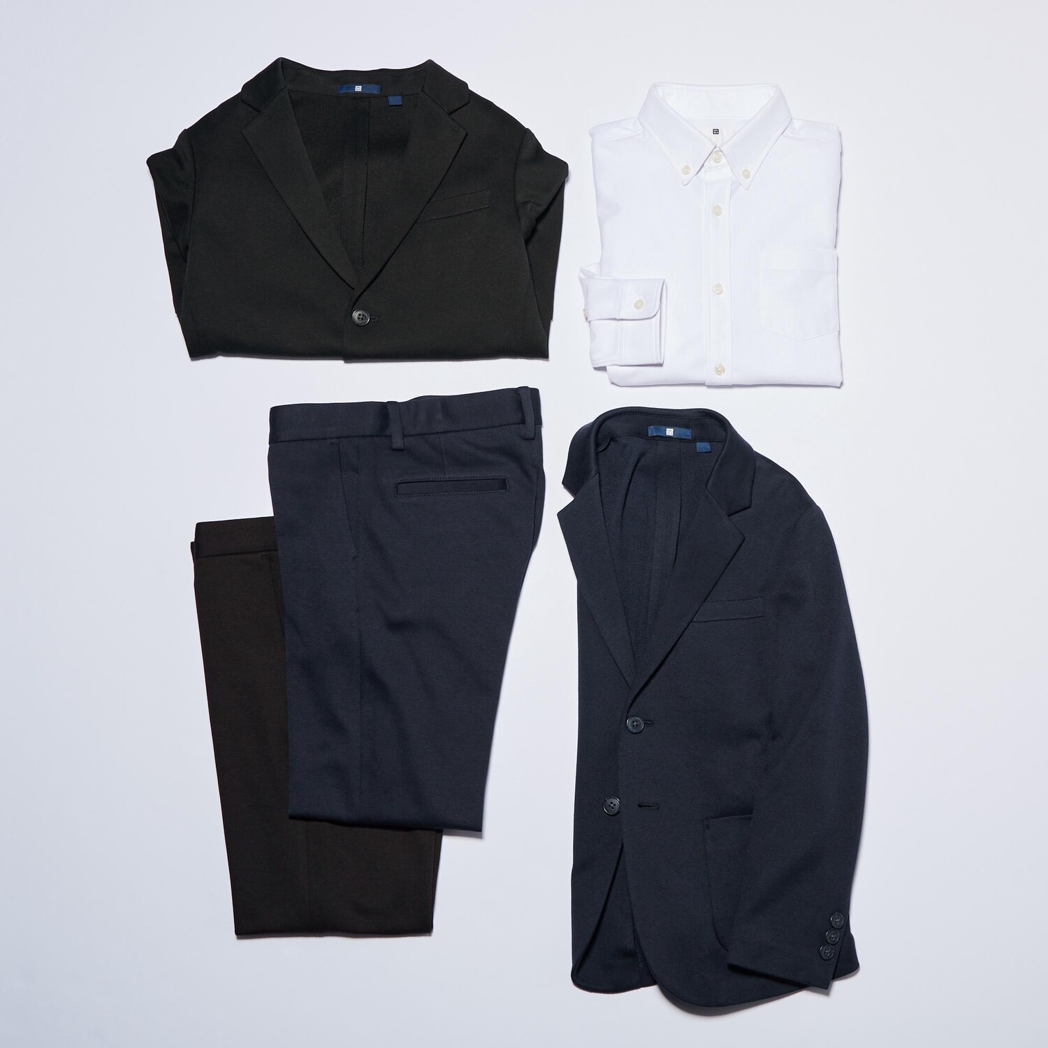Брюки Uniqlo, темно-синий — фото 3