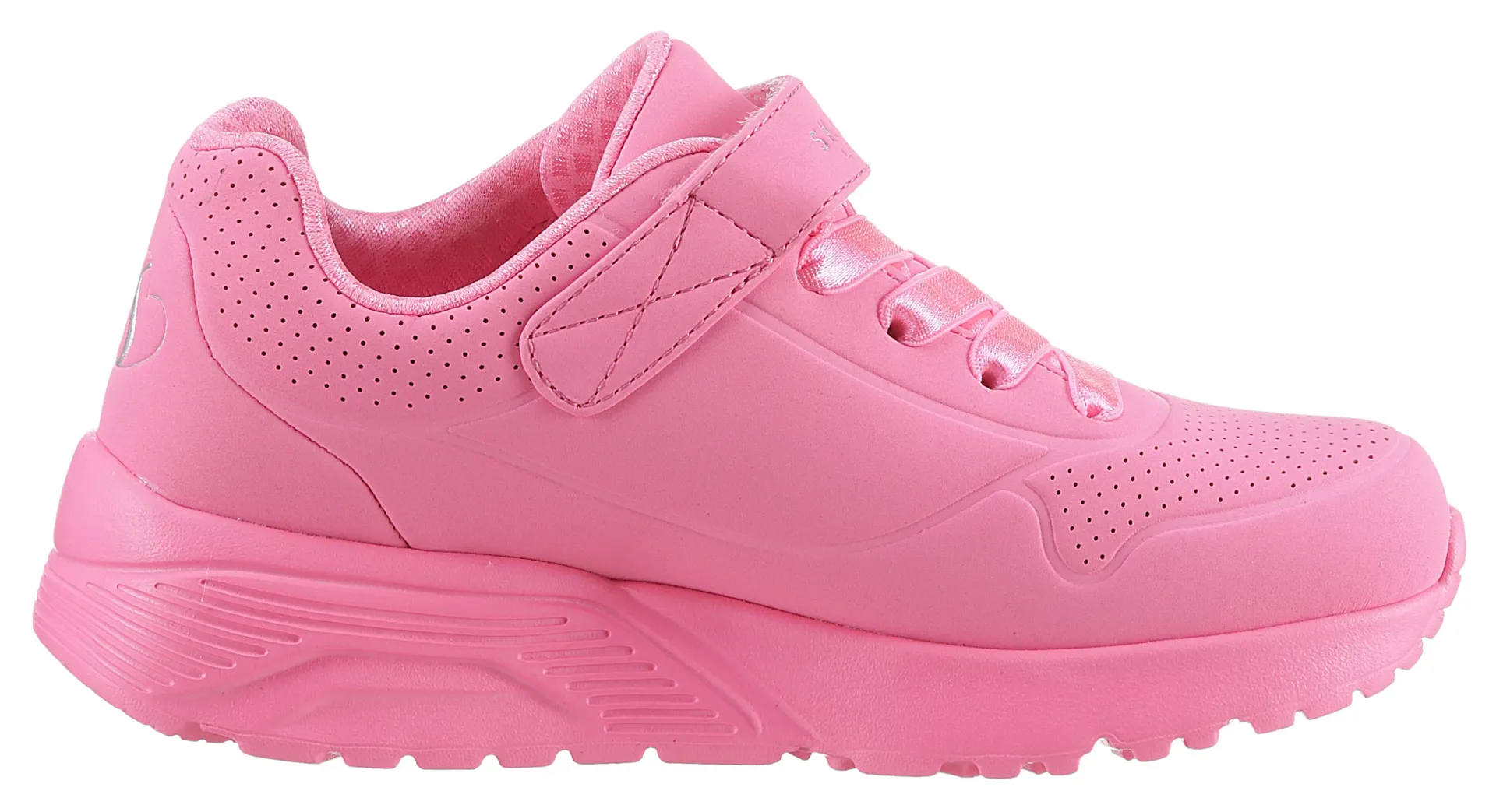 Кроссовки Skechers UNO LITE с практичной застежкой-липучкой, розовый