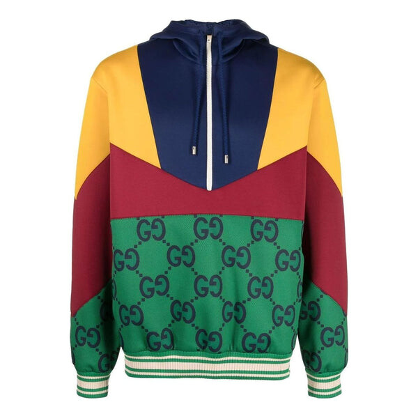 

Толстовка GUCCI Panel GG Anorak 'Multi', мультиколор