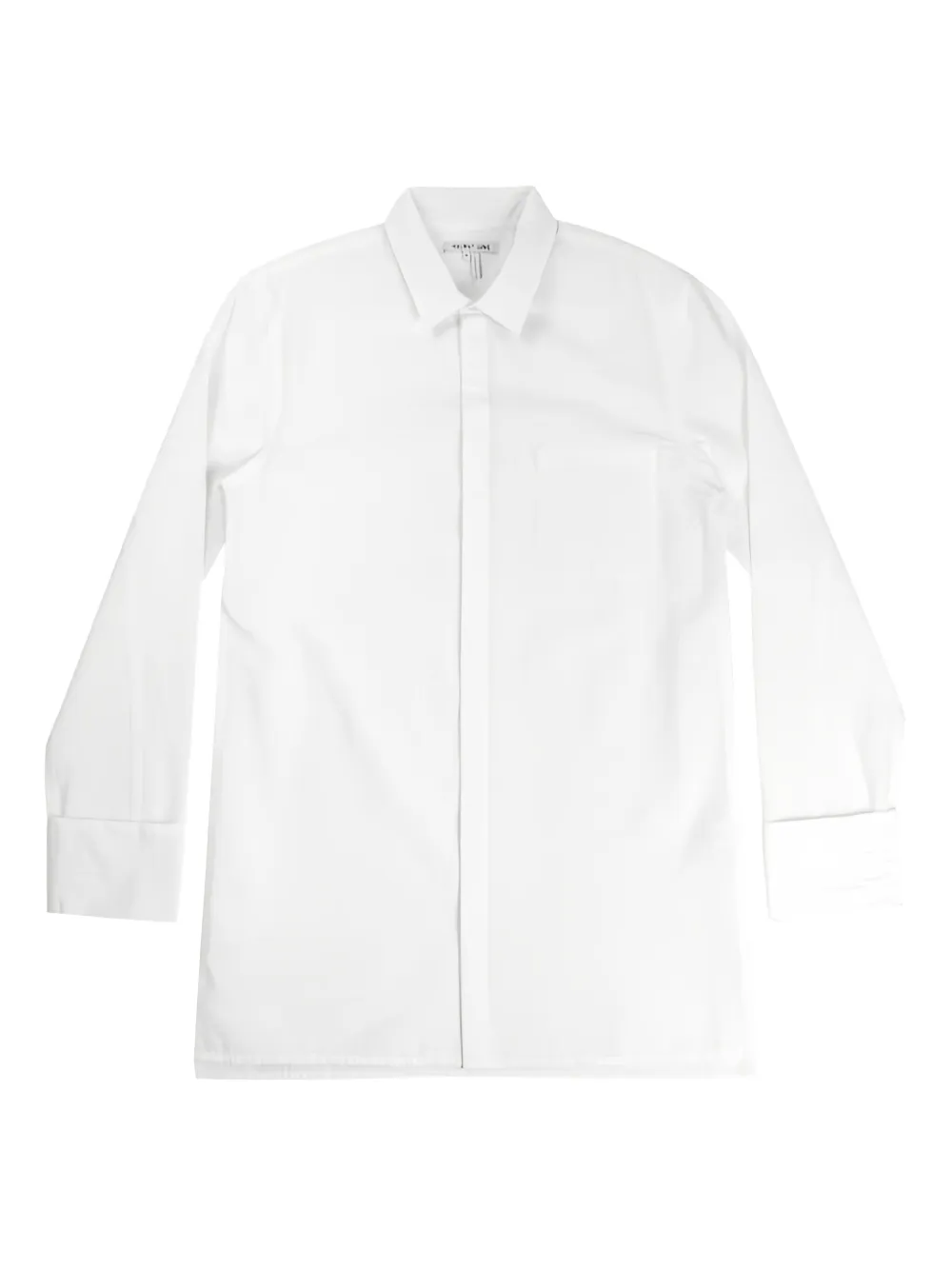 

Рубашка с двойными манжетами Helmut Lang, белый