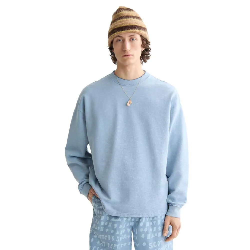 

Толстовка Scotch & Soda 3 Crosses Garment Dyed, синий
