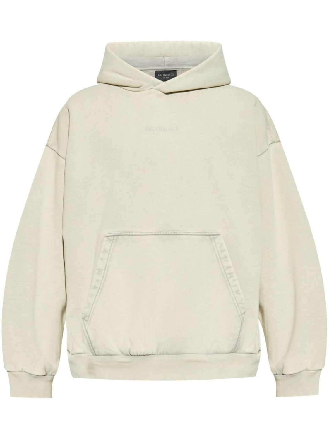 

Толстовка с капюшоном и логотипом Balenciaga, серый