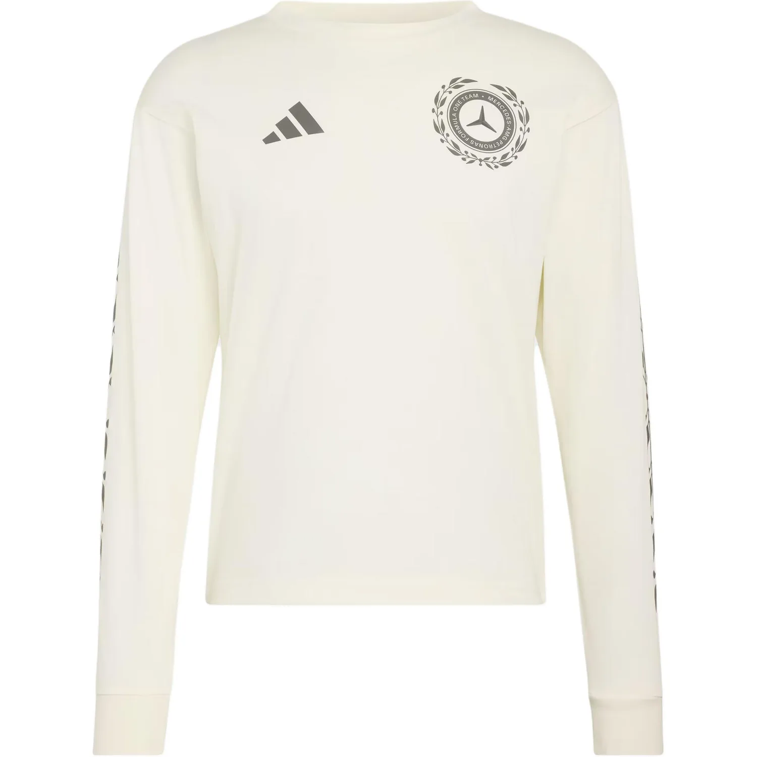 Футболка Mercedes AMG Petronas Formula 1 Team Unisex Adidas, Jade White/Granite Gray