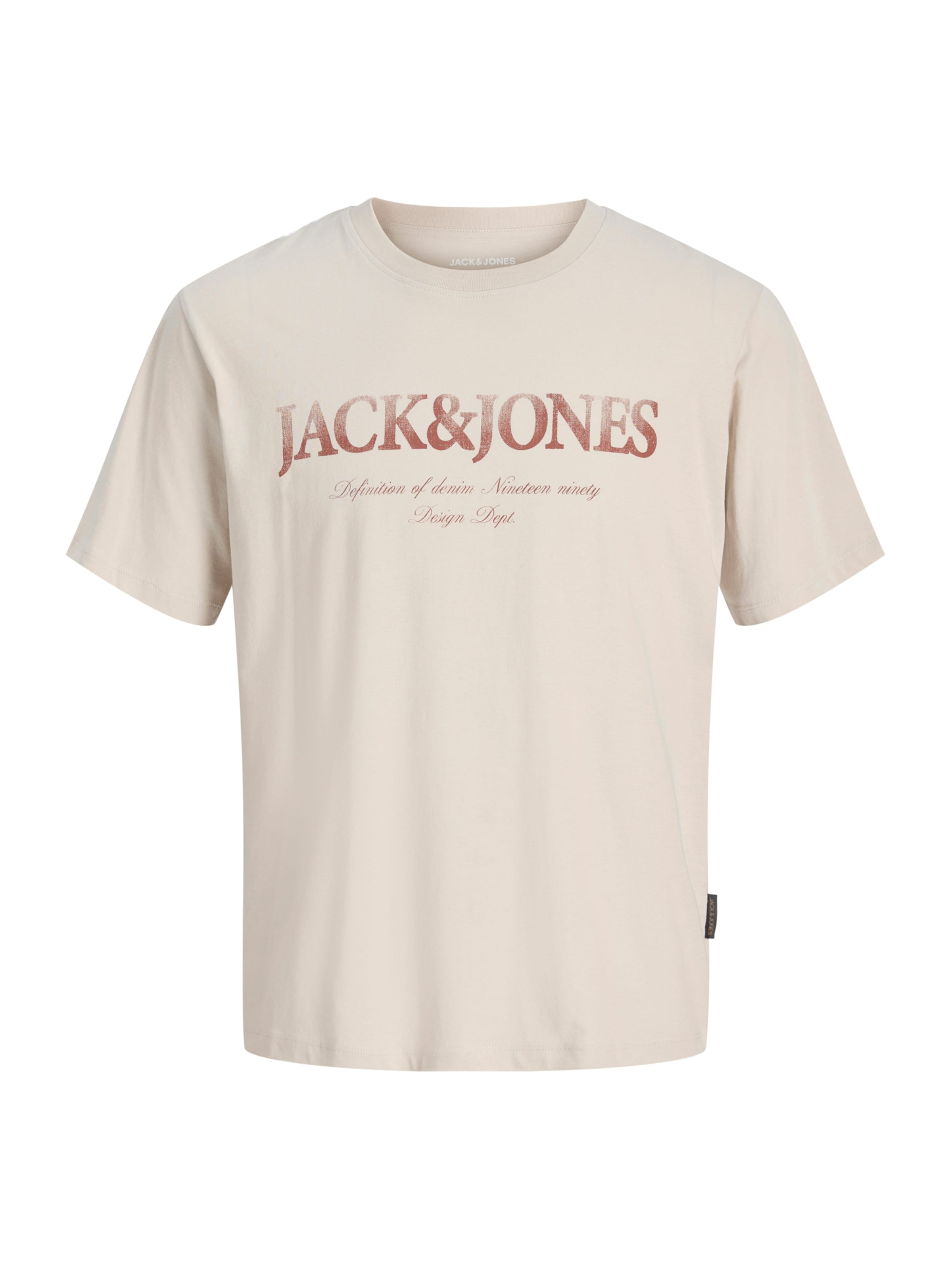 

JACK & JONES Футболка 'JJDevin Daytona' в цвете Cream