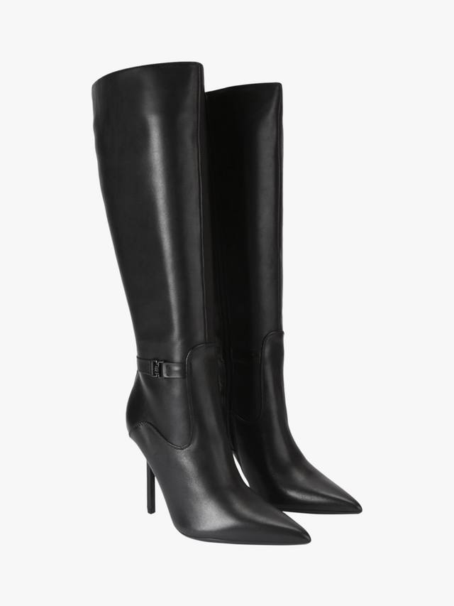Высокие кожаные ботинки Sky до колена KG Kurt Geiger, Black — фото 2