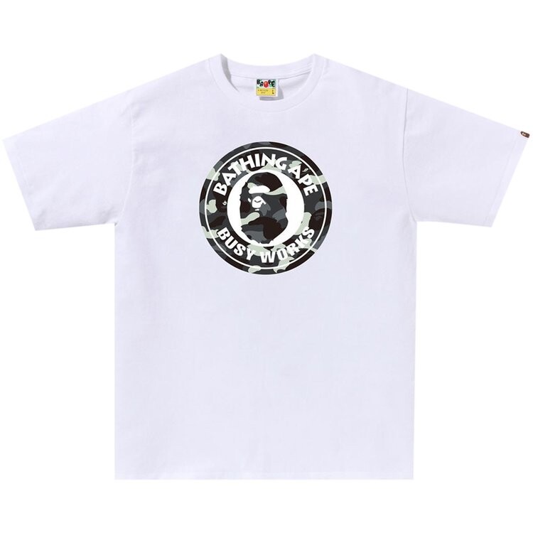 

Футболка BAPE City Camo Busy Works 'White', белый