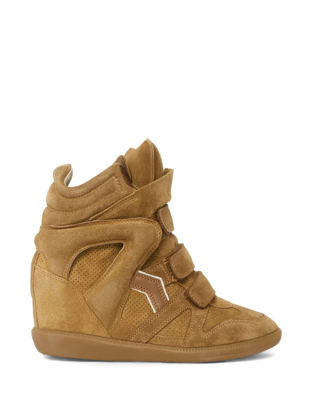 Кроссовки Bekett из велюра Isabel Marant, коричневый