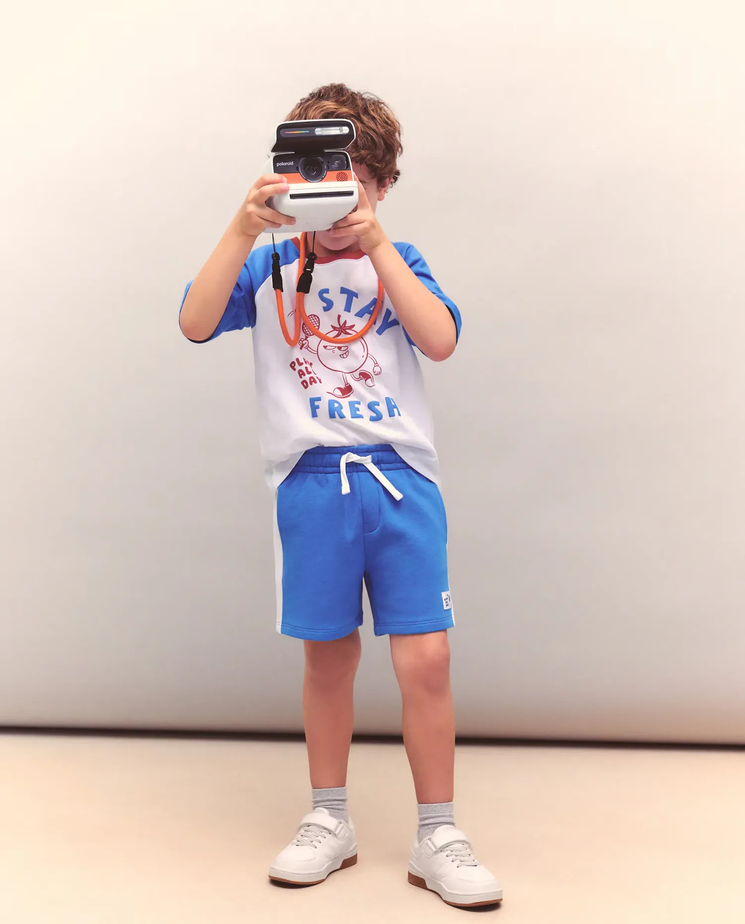 Спортивная детская футболка с коротким рукавом реглан Kids El Corte Inglés, синий — фото 2