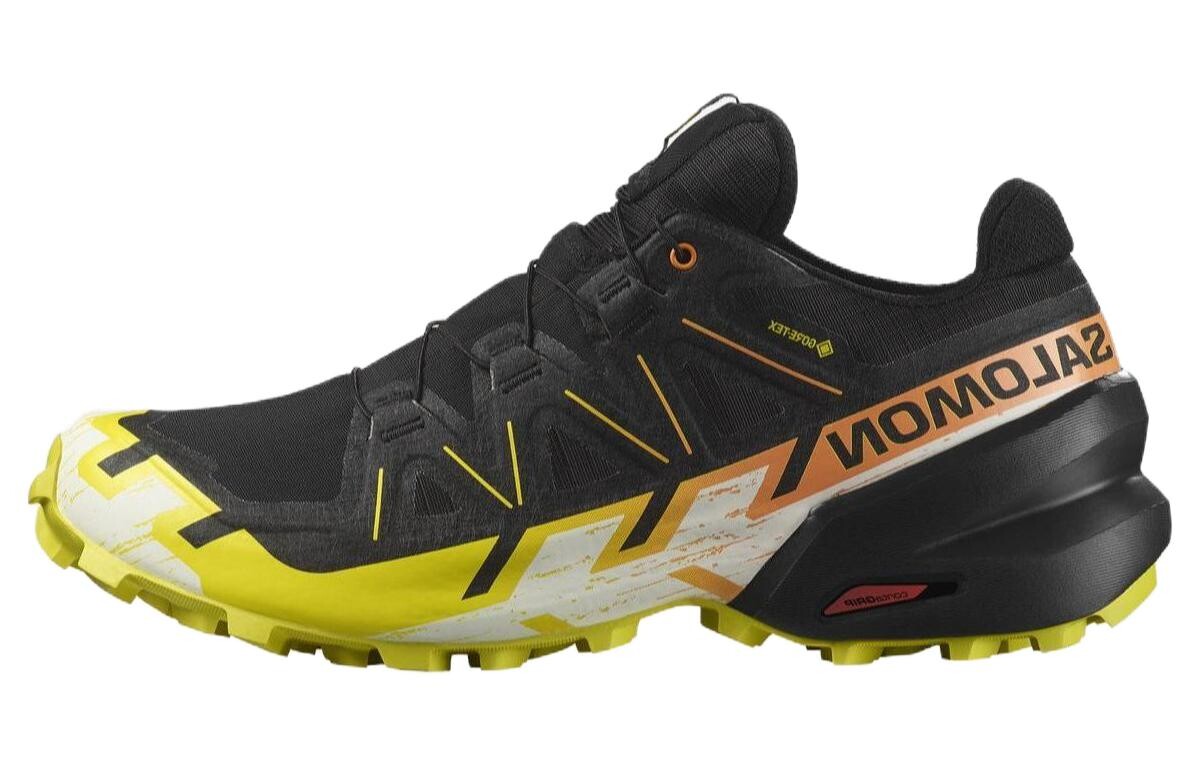 

Кроссовки SALOMON Speedcross 6 GORE-TEX 'Black Bird Of Paradise', черный/желтый