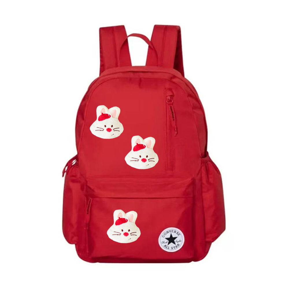 

Converse Полиэстеровый рюкзак обычный унисекс красный, Rabbit