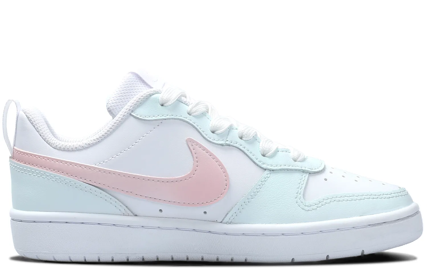 Кроссовки для скейтбординга Nike Court Borough Low Leather Light Green — фото 3