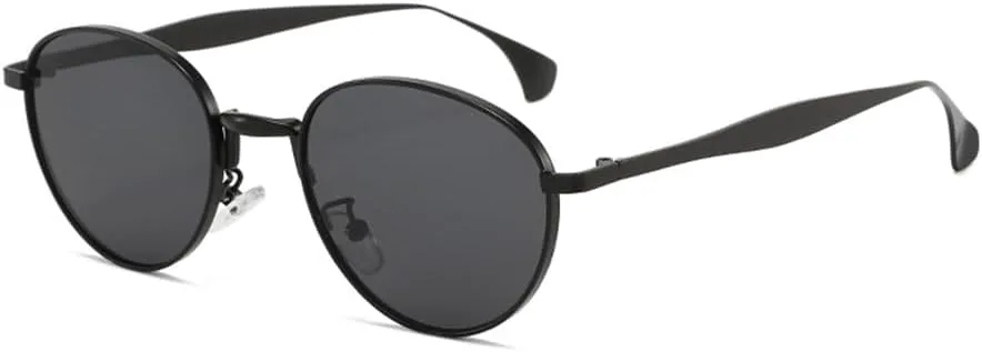 

Защитные очки в стиле панк, маленькая оправа, овальные солнцезащитные очки для женщин, металлическая оправа, солнцезащитные очки для женщин KTUCN, Black Black