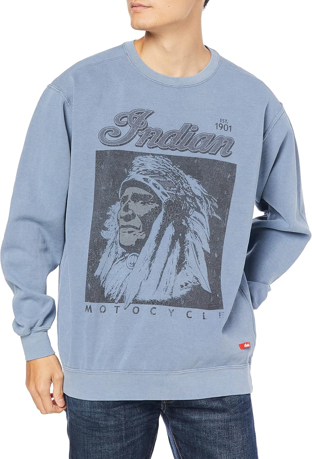 

Винтажная индийская толстовка Sweat Chief Indian, фиолетовый