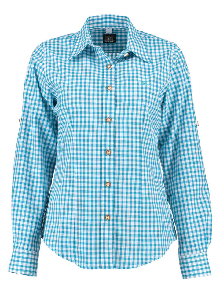 

Блузка Qorru бирюзового цвета OS-Trachten