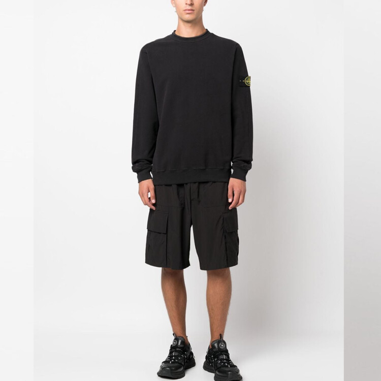 Толстовка классическая Stone Island Men, черный — фото 2