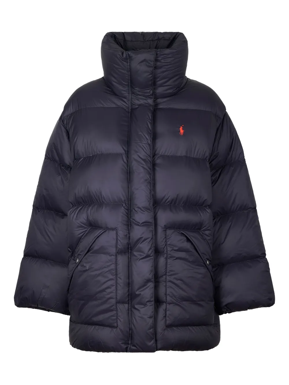 

Стеганая куртка с вышитым логотипом POLO RALPH LAUREN, черный