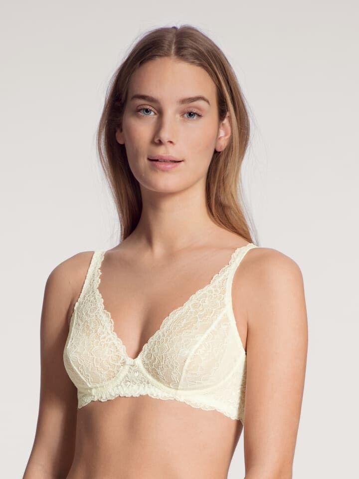 

Бюстгальтер без косточек Calida Spitzen-BH, цвет alabaster crème