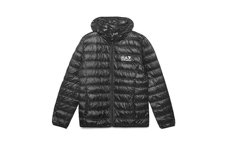 

EMPORIO ARMANI Мужская куртка темно-синего цвета, Синий, EMPORIO ARMANI Мужская куртка темно-синего цвета