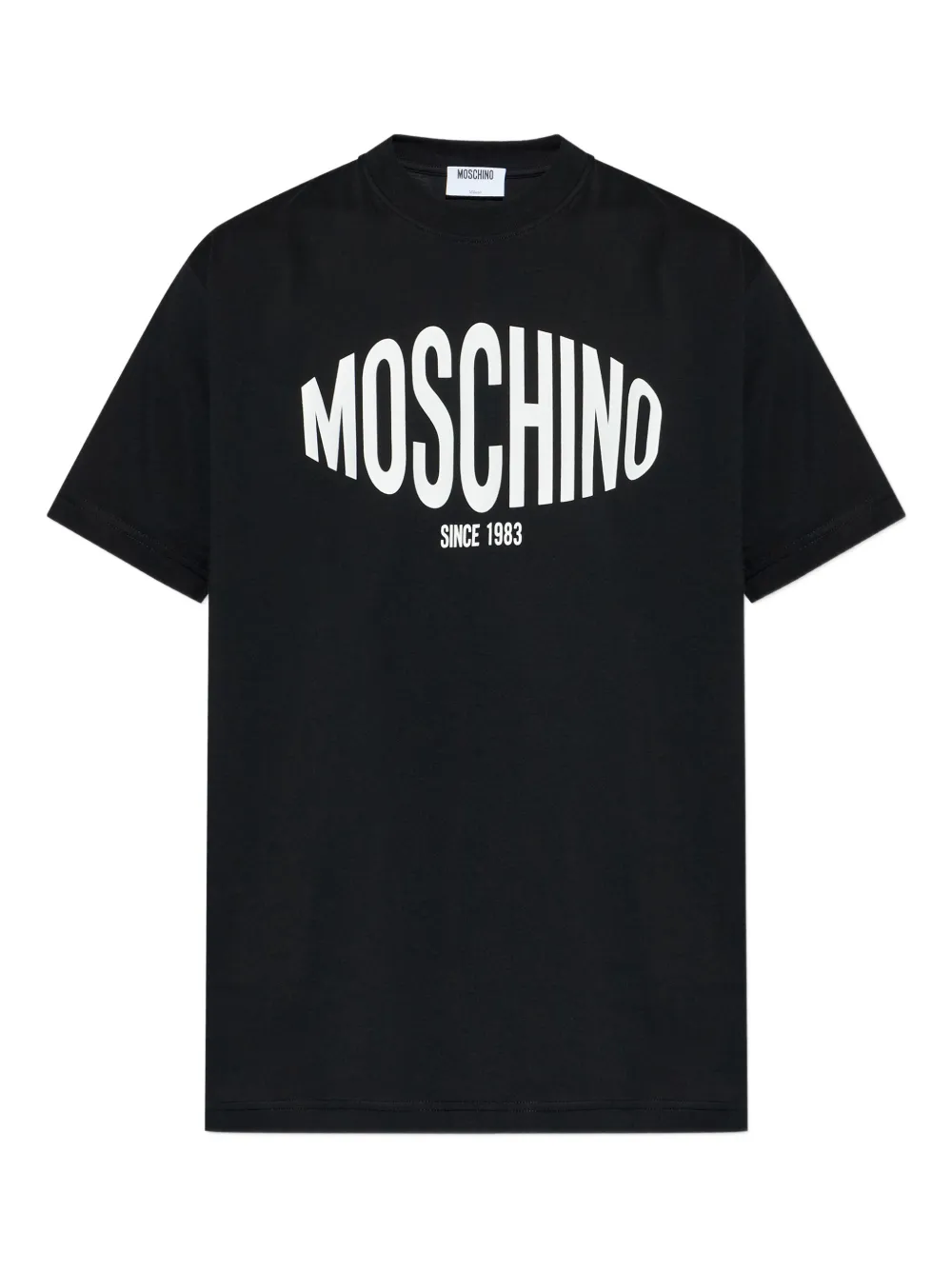 

Футболка с логотипом Moschino, черный