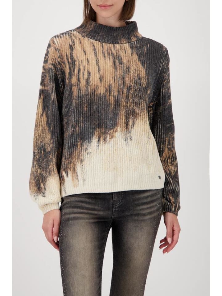 

Свитер с узором виски monari