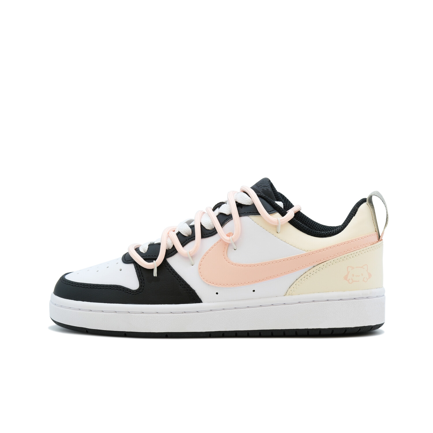 

Кроссовки Nike Court Borough Skateboarding Shoes Women's Low-top Pink/ Black, черный