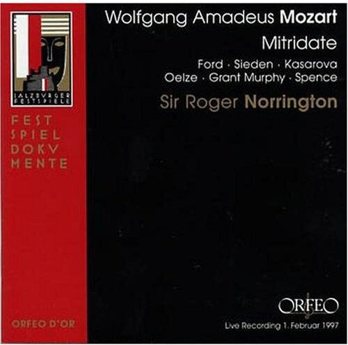 

CD диск Mozart / Ford / Sieden / Oelze / Murph / Spence: Mitridate Re Di Ponto