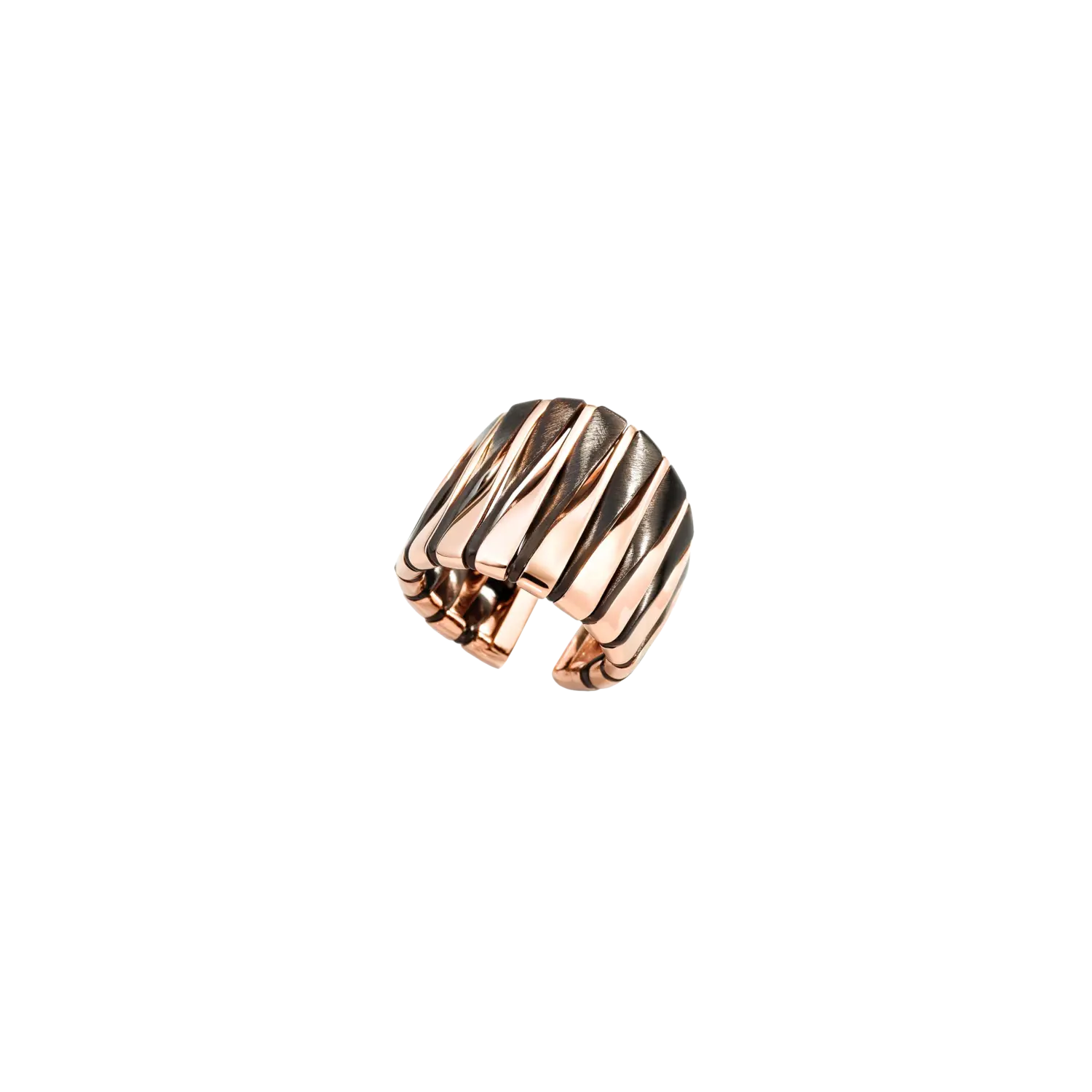 

Кольцо Vhernier Coucher du soleil из 18-каратного розового золота и бронзы